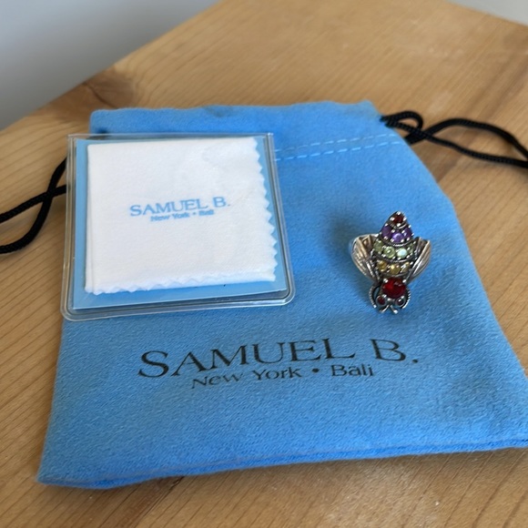 Samuel B STERLING SILVER BEE RING. Size 6 - Picture 8 of 8